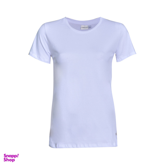 تیشرت یقه گرد زیبو (Ziboo) مدل Shirzan 11 رنگ سفید