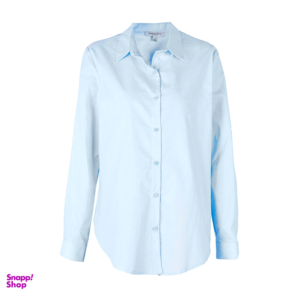 پیراهن یقه مردانه زیبو (Ziboo) مدل Amor 2 رنگ آبی