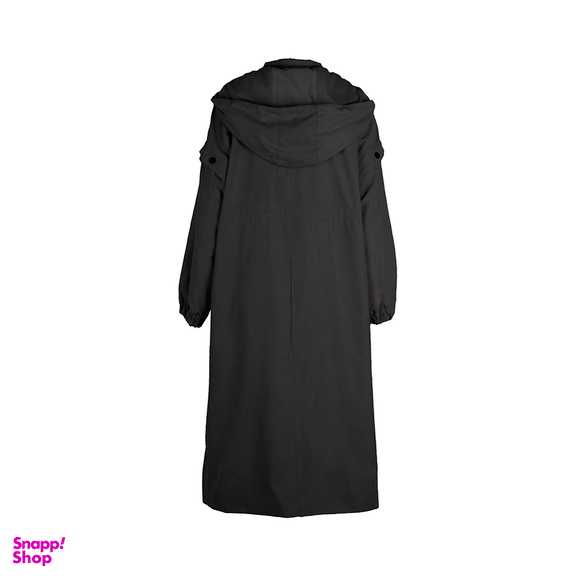 مانتو یقه ایستاده زیبو (Ziboo) مدل Alora رنگ مشکی