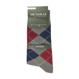 جوراب مردانه مستر جوراب (Mr Joorab) طرح اسکاچ کد R215177