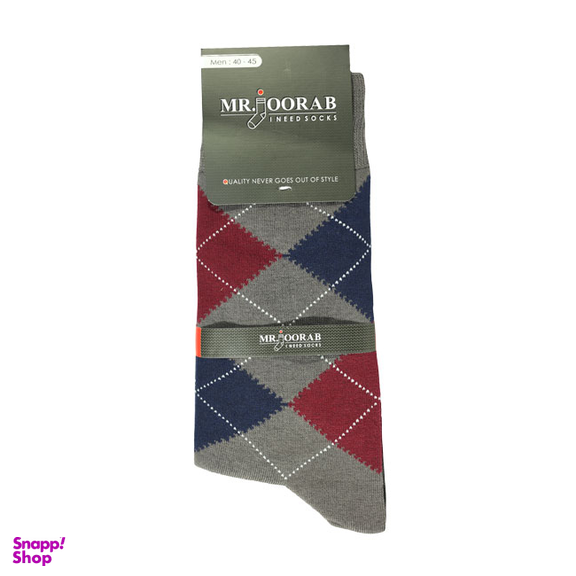 جوراب مردانه مستر جوراب (Mr Joorab) طرح اسکاچ کد R215177