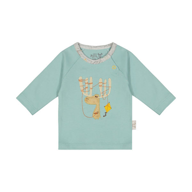 بلوز نوزادی نیلی مدل deer 83150