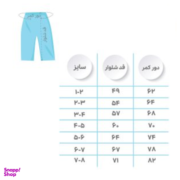 شلوار جین کمردار دخترانه جی بی جو (Jibijo) رنگ آبی