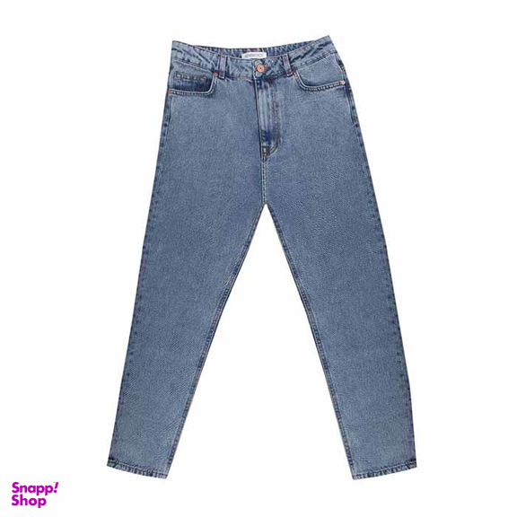 شلوار زیبو (Ziboo) مدل D111 Mom Fit Denim رنگ آبی