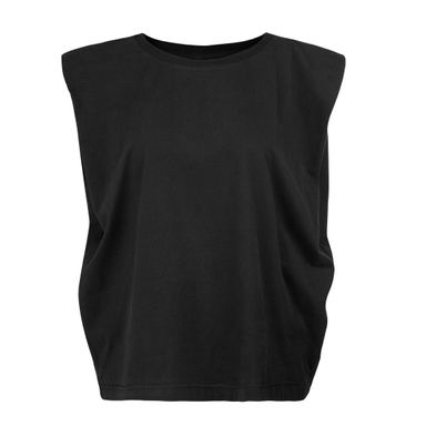 تیشرت زیبو (Ziboo) مدل Padded Shoulder R008 کد 011143 رنگ مشکی
