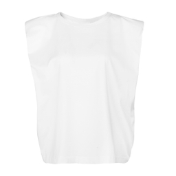 تیشرت زیبو (Ziboo) مدل Padded Shoulder R008 کد 011143 رنگ سفید