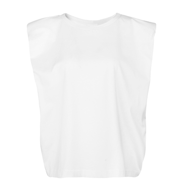 تیشرت زیبو (Ziboo) مدل Padded Shoulder R008 کد 011143 رنگ سفید