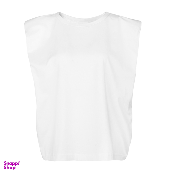 تیشرت زیبو (Ziboo) مدل Padded Shoulder R008 کد 011143 رنگ سفید