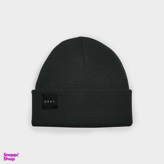 کلاه بافتنی گری (Gray) رنگ ذغالی