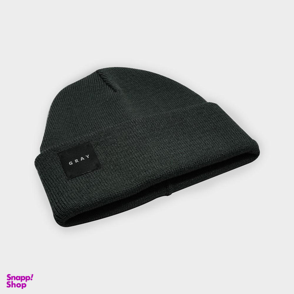 کلاه بافتنی گری (Gray) رنگ ذغالی