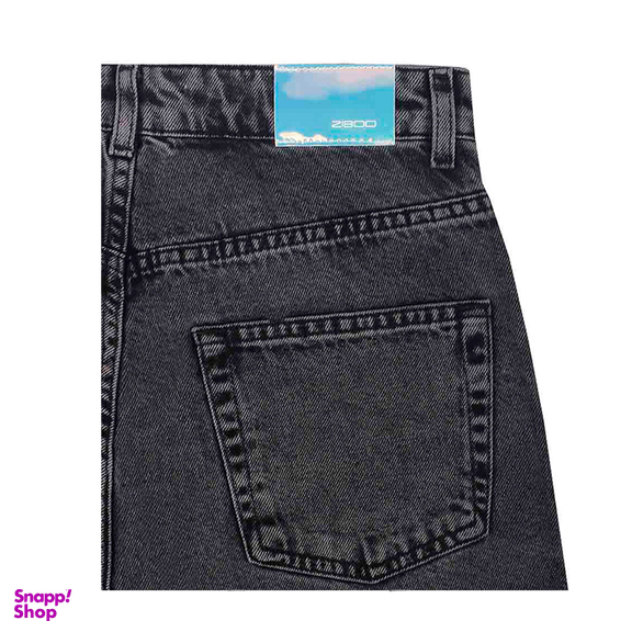 شلوار گشاد زیبو (Ziboo) مدل D465 Denim رنگ طوسی تیره