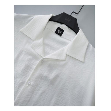 پیراهن گری (Gray) مدل Elle Shirt SS20 رنگ سفید فری سایز