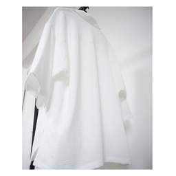 پیراهن گری (Gray) مدل Elle Shirt SS20 رنگ سفید فری سایز