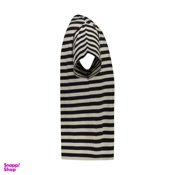 تیشرت راه راه گری (Gray) مدل Stripped Midnight