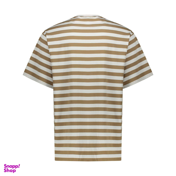 تیشرت راه راه گری (Gray) مدل Stripped Burlywood