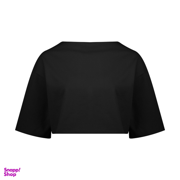 تیشرت نیم تنه گری (Gray) مدل Crop T-Shirt فری سایز