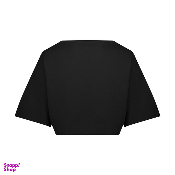 تیشرت نیم تنه گری (Gray) مدل Crop T-Shirt فری سایز