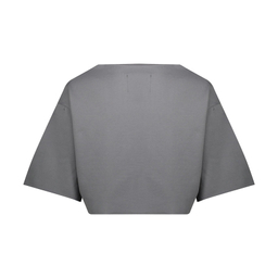 تیشرت نیم تنه گری (Gray) مدل Crop T-Shirt فری سایز