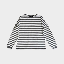 تیشرت گری (Gray) مدل Stripped Long Sleeve