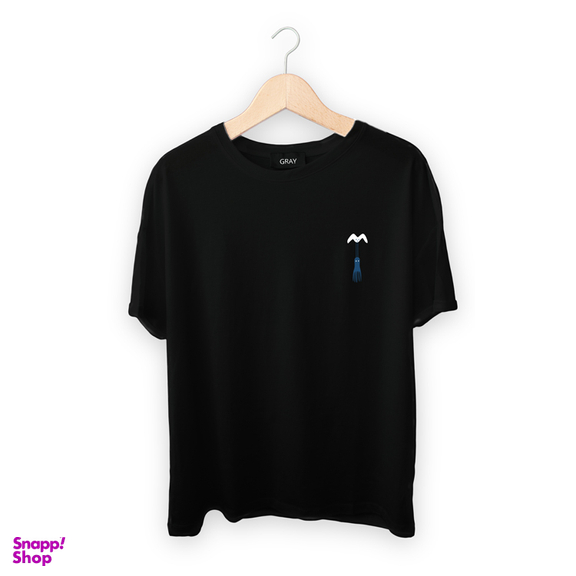 تیشرت گری (Gray) مدل Dummy رنگ مشکی