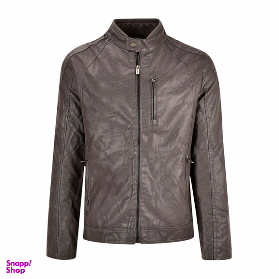 کاپشن کوتاه مردانه بادی اسپینر (Body Spinner) کد 1851 رنگ طوسی