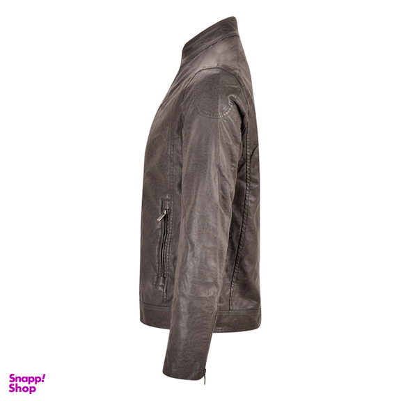 کاپشن کوتاه مردانه بادی اسپینر (Body Spinner) کد 1851 رنگ طوسی
