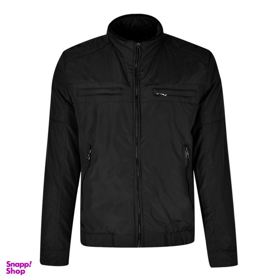 کاپشن کوتاه مردانه بادی اسپینر (Body Spinner) کد 1894 رنگ مشکی