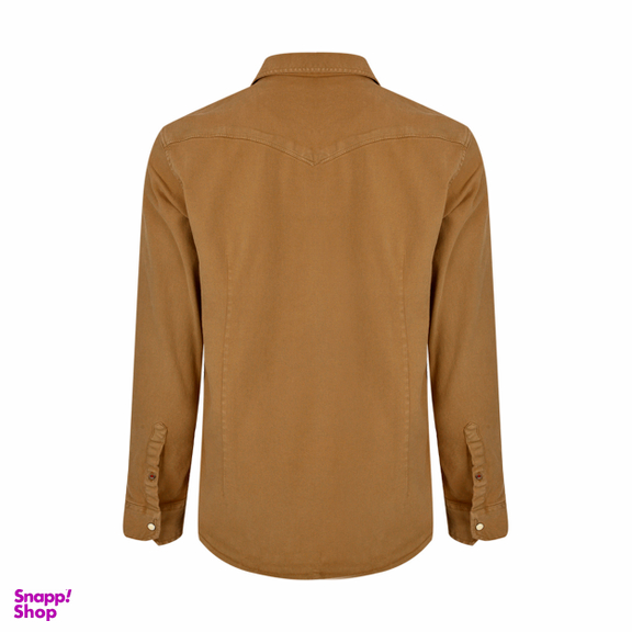 پیراهن آستین بلند مردانه بادی اسپینر (Body Spinner) کد 2004 رنگ کرم