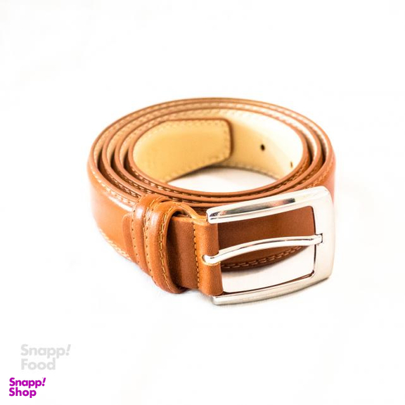 کمربند چرم طبیعی آروین چرم (Arvin Leather) کد AR-D10 عسلی