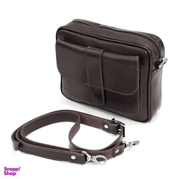 کیف دوشی چرم طبیعی آروین چرم (Arvin Leather) کد AR-117-