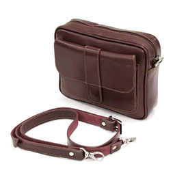 کیف دوشی چرم طبیعی آروین چرم (Arvin Leather) کد AR-117-