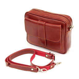 کیف دوشی چرم طبیعی آروین چرم (Arvin Leather) کد AR-117-