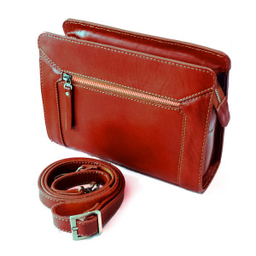 کیف دوشی چرم طبیعی آروین چرم (Arvin Leather) کد AR-132-