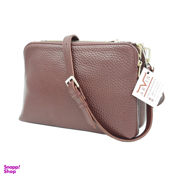کیف دوشی چرم طبیعی آروین چرم (Arvin Leather) کد AR-151-