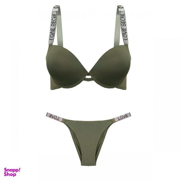 ست اسفنجی نگین دار Love Secret کد s378-4 رنگ سبز
