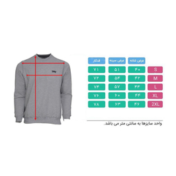 سویشرت مردانه 1991 اس دبلیو (1991SW) مدل Dust Gray