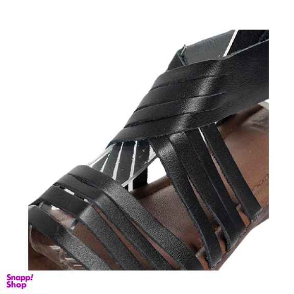 صندل اسپرت دخترانه چرم کاکتوس (Charm Cactus) مدل WS51005 رنگ مشکی