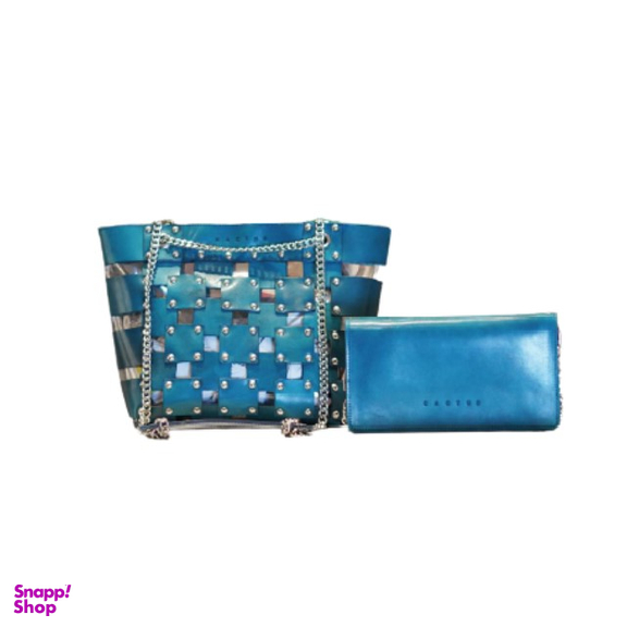 کیف دوشی زنانه چرم کاکتوس (Charm Cactus) مدل WB3013