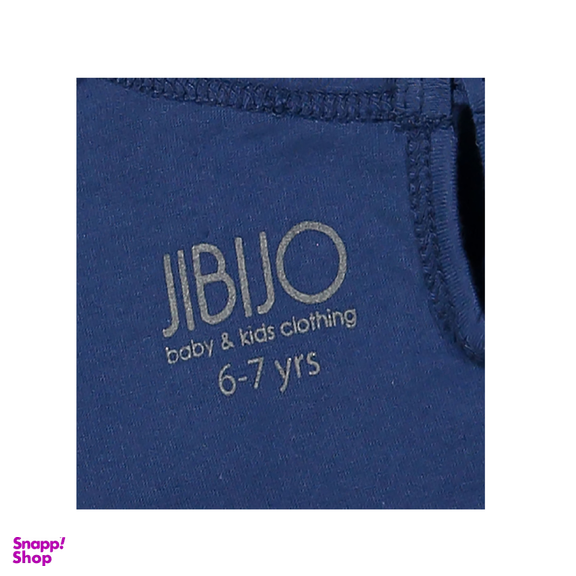 تیشرت طرح آبیا جی بی جو (Jibijo) مدل 3037MB رنگ آبی نفتی