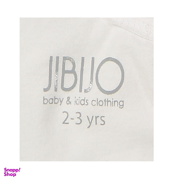 تیشرت طرح کوسه جی بی جو (Jibijo) مدل 3057W رنگ سفید
