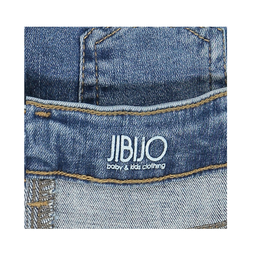 شلوار جین زاپدار جی بی جو (Jibijo) مدل 1003-42B رنگ آبی