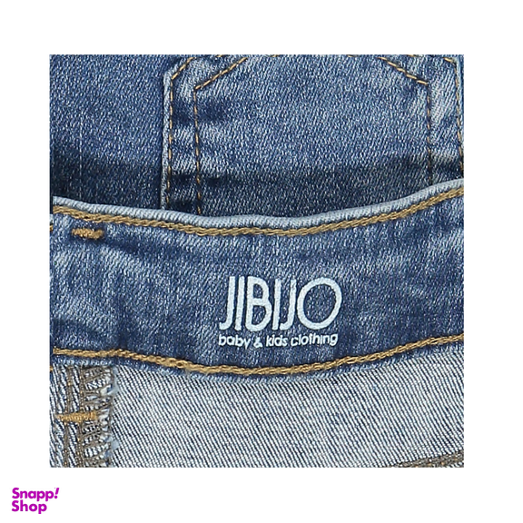 شلوار جین زاپدار جی بی جو (Jibijo) مدل 1003-42B رنگ آبی