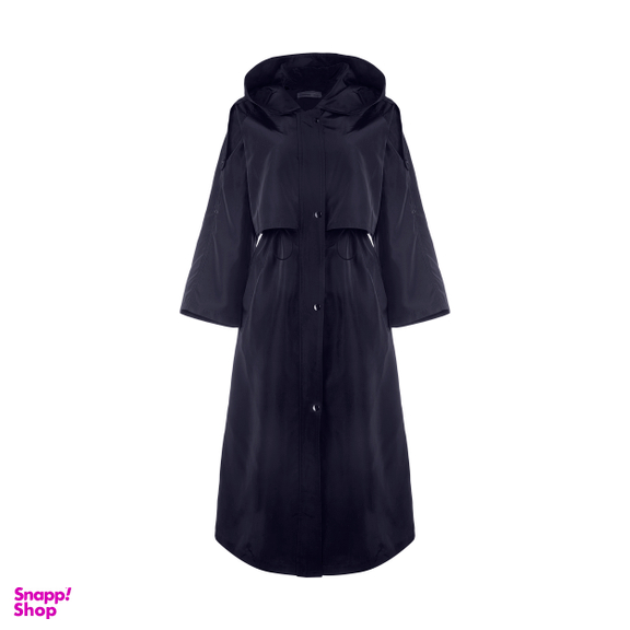 مانتو زنانه مانگ (Mong) مدل چکامه 2 رنگ سرمه ای