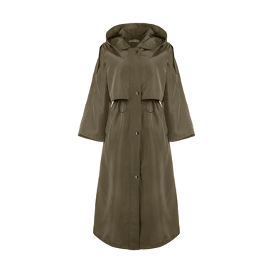 مانتو زنانه مانگ (Mong) مدل چکامه 2 رنگ یشمی