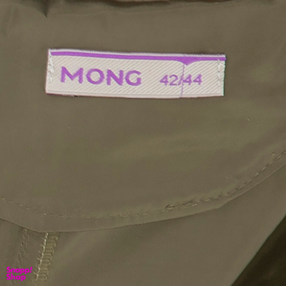 مانتو زنانه مانگ (Mong) مدل چکامه 2 رنگ یشمی