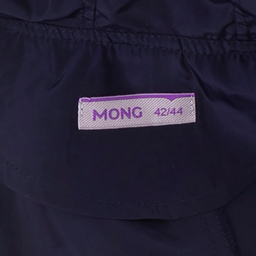 مانتو زنانه مانگ (Mong) مدل چکامه 2 رنگ سرمه ای