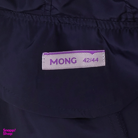 مانتو زنانه مانگ (Mong) مدل چکامه 2 رنگ سرمه ای