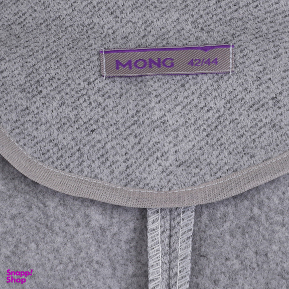 مانتو زنانه مانگ (Mong) مدل یقه آرشال عبایی 2 رنگ طوسی