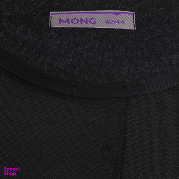 مانتو زنانه مانگ (Mong) مدل کشمیر زرین رنگ مشکی