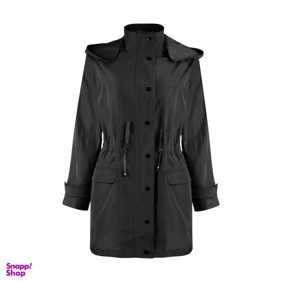 مانتو زنانه مانگ (Mong) مدل پرسپکتیو رنگ مشکی